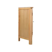 vidaxl armoire d'angle 59 x 45 x 80 cm bois de chêne massif 247040