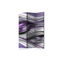 paravent 3 volets - tunnels (violet) [room dividers] a1-paraventtc0668