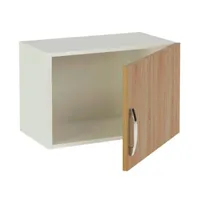 meuble haut de cuisine 1 porte coloris chêne cortez - hauteur 40 x longueur 60 x profondeur 33 cm