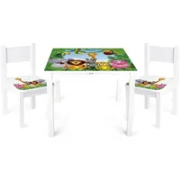 table 'yeti' et 2 chaises enfant jungle