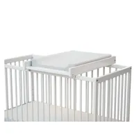 at4 -  plan à langer amovible pour lit bébé essentiel en bois 33098800