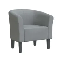 fauteuil salon - fauteuil cabriolet gris clair tissu 70x56x68 cm - design rétro best00008468437-vd-confoma-fauteuil-m05-296