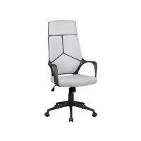 finebuy design chaise bureau tissu chaise exécutif rembourré chaise tournante  chaise de pivotant avec accoudoirs – 120 kg capacité de charge - réglable en hauteur - dossier ergonomique