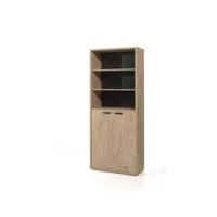 armoire combinée de bureau contemporaine chêne doré balto