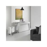 table console extensible avec 6 chaises pliantes marvel coloris blanc 20101002232