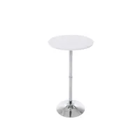 table haute ronde ø 60 cm , blanc