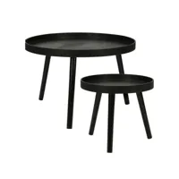 rond(e) table de séjour moderne, home&styling ensemble de 2 tables d'appoint rond noir best00001664856-vd-confoma-basse-m07-3214