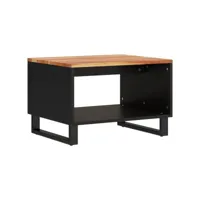 table de salon 60x50x40 cm bois d'acacia massif