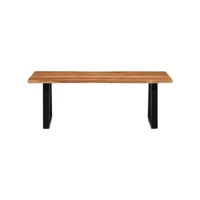 table de salon 110x55x40 cm bois massif d'acacia