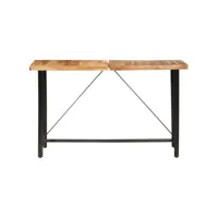 table cuisine - table de bar 180x70x107 cm bois d'acacia massif