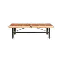 table de salon 142x90x42 cm bois d'acacia massif