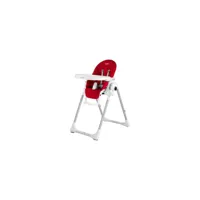 peg perego chaise haute zéro3 - coloris rouge peg8005475359747