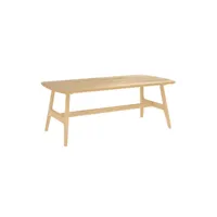 table basse suly en bois clair 120 cm