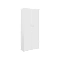 armoire de rangement blanc 82,5x30,5x185,5 cm