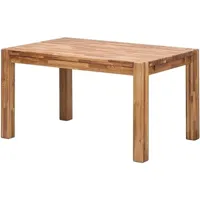 table extensible en bois de chêne massif ritza 140 à 190 cm