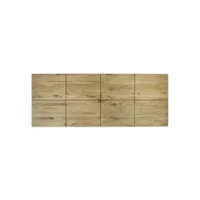 tête de lit en bois massif de pin. carrés. 150x60x1,8cm. cab-cuad-ad