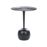 table d'appoint en aluminium noir eucla 380079