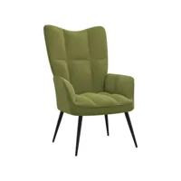 fauteuil bergère vert clair velours