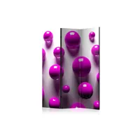 paravent 3 volets - purple balls [room dividers] a1-paraventtc1170