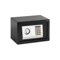 coffre-fort électronique numérique combinaison programmable clés de secours piles incluses acier - 31 x 20 x 20 cm helloshop26 14_0001079