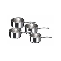 beka - série de 4 casseroles inox 14161820cm  12066984 - chef 12066984
