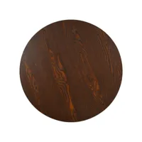 table de cuisine/salon - élégante - table de bistro marron foncé 80 cm mdf unique