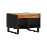 table de salon 55x50x40 cm bois d'acacia massif