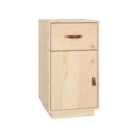 vidaxl armoire de bureau 40x50x75 cm bois massif de pin
