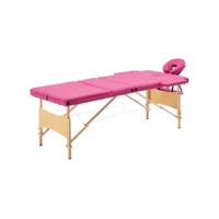 table de massage pliable 3 zones bois rose helloshop26 02_0001838