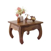 finebuy table basse bois massif sheesham table de salon 60 x 40 x 60 cm  table d'appoint style maison de campagne  meubles en bois naturel table de sofa  table en bois massif meubles en bois massif