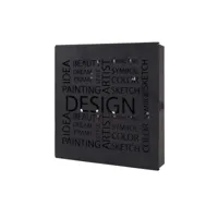 boîte à clés métal noir design tilly 49