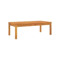 table basse table de salon  bout de canapé 100x50x33 cm bois d'acacia solide meuble pro frco30652