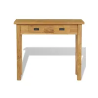 table console - table d'appoint teck massif 90x30x80 cm