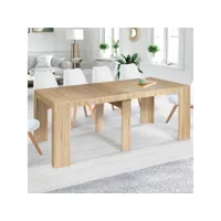 table console extensible orlando 10 personnes 235 cm bois façon hêtre