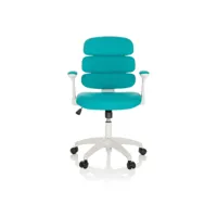 chaise pivotante pour des enfants kid ergolino w bleu hjh office