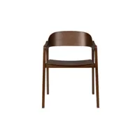 westlake - chaise de repas en bois marron