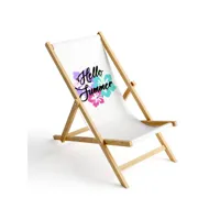 chaise longue pliable en bois fauteuil de plage pliant en hetre classique lit de plage hello summer 1 [119]