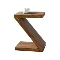 finebuy table d'appoint bois massif 44 x 59 x 30 cm table basse salon  bout de canapé est - capacité de charge par plaque: 30 kg - table en bois