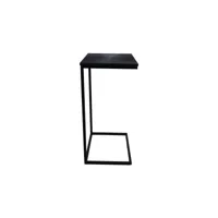 table d´appoint fletcher - fer noir 38*30*65