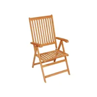 vidaxl chaises de jardin 6 pcs avec coussins bordeaux bois de teck