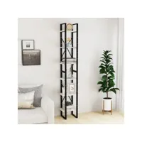 vidaxl armoire haute blanc 40x30x210 cm bois de pin solide