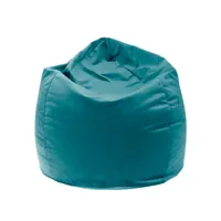 jumbo bag - pouf poire - bleu paon  14200v-34 - william velvet