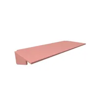 bureau tablette pour lit mezzanine largeur 90 rose pastel bur90-rp
