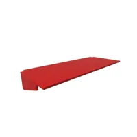 bureau tablette pour lit mezzanine largeur 140 rouge bur140-r