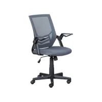jian - fauteuil de bureau tissu mesh coloris gris