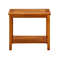 table de salon 50x35x45 cm bois d'acacia solide