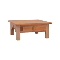 table basse table de salon  bout de canapé 68x68x30 cm bois d'acajou massif meuble pro frco32673