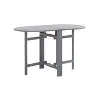 table de jardin gris 120x70x74 cm bois d'acacia massif