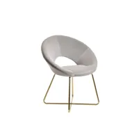 finebuy chaise de salle à manger chaise de cuisine en velours avec pieds dorés  chaise shell tissu  métal  chaise rembourrée design  chaise de salle à manger rembourrée