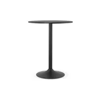table bar design tapeo black 90x90x110 cm